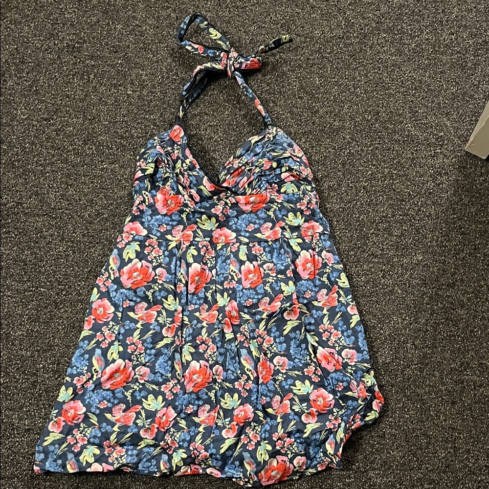 7/$20 Abercrombie Kids Navy Floral Dress 7/$20